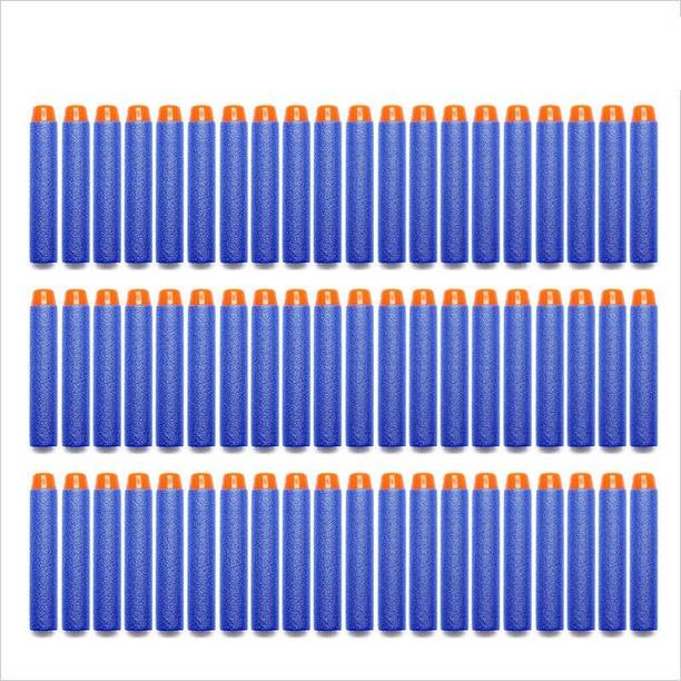 SOMETHING4U ( Pack of 60 ) Nerf Dart N-Strike Elite Refill (Multicolor) Darts & Plastic Bullets