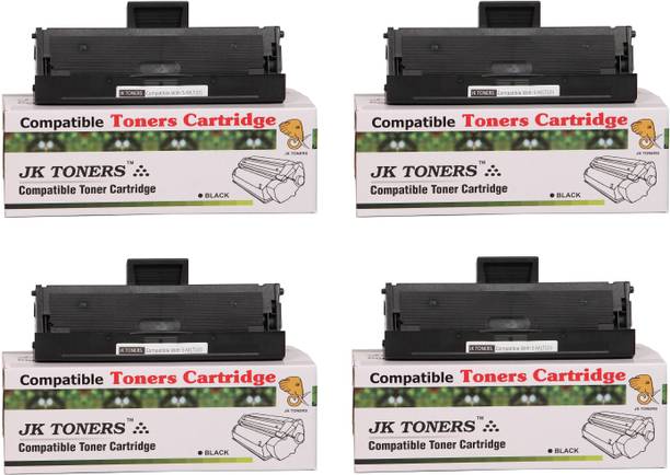 JK Toners SMLT-D101S for Use In ML-2160, ML-2161, ML-2162G, ML-2165, ML-2165W, ML-2166W, ML-2168, SCX-3400, SCX-3400F, SCX-3401, SCX-3405, SCX-3405F, SCX-3405W, SCX-3405FW, SCX-3406W, SCX-3406F (4 PC) Black Ink Toner