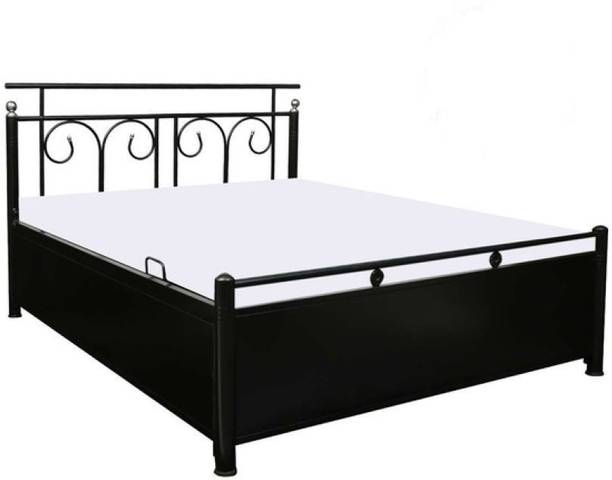 Royal Interiors Metal Single Hydraulic Bed