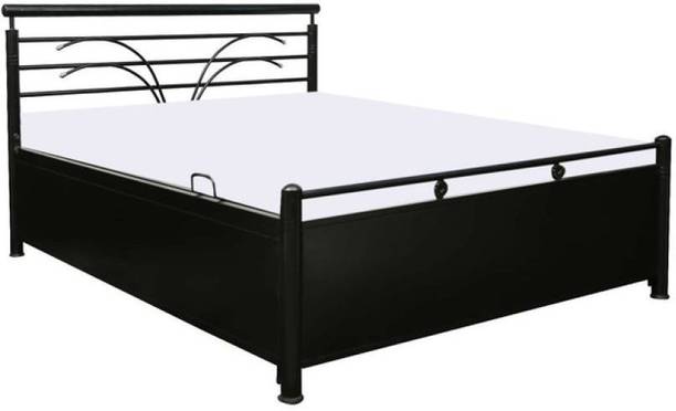 Royal Interiors Metal Single Hydraulic Bed