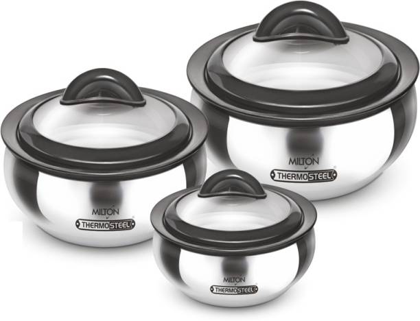 MILTON Clarion jr . Gift Set Pack of 3 Thermoware Casserole Set