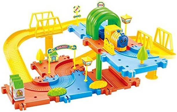 Webby Classic Toy Train Set, Multi Color