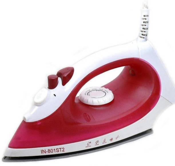 GLOWISH IN-801ST2 TEFLON SOLEPLATE SELF CLEANING FUNCTION WITH EXTRA LONG WIRE 1200 W Steam Iron