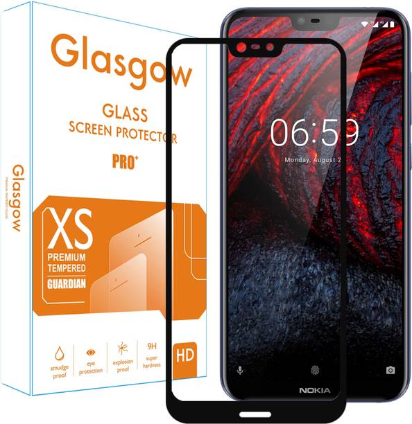 Glasgow Edge To Edge Tempered Glass for Nokia 6.1 Plus