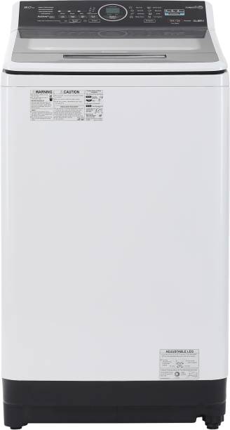 Panasonic 8 kg Fully Automatic Top Load White, Grey  (NA-F80A5HRB)