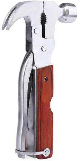 STARGLARE Multi Functional Hammer Axe Hand Tool Kit Plier Knife Screwdriver Can Bottle Opener Wood Saw 10 Multi-utility Knife