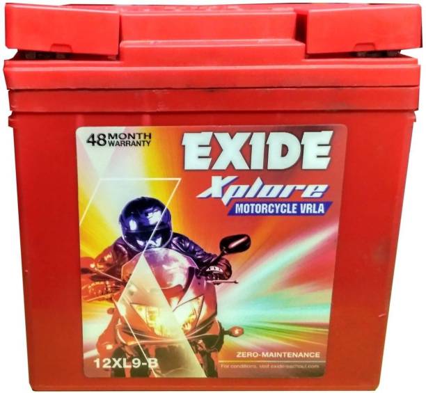 EXIDE Xplore 12XL9-B 9 Ah Battery for Bike