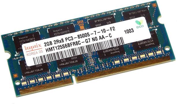 Hynix Refurbished original DDR3 2 GB (Dual Channel) Laptop (hmt125s8500s)