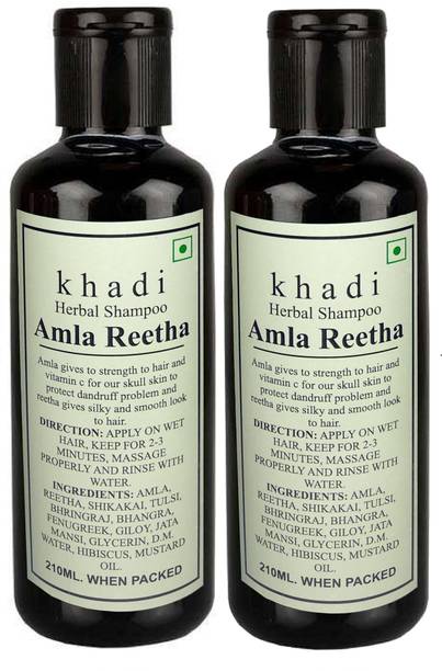 Khadi Herbal Amla Reetha shampoo (420 ml)