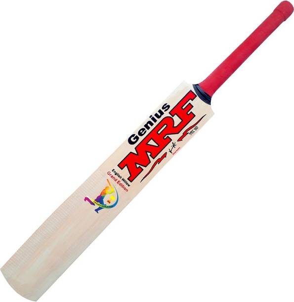 MRF Genius Virat Kohli world cup education Poplar Willow Cricket  Bat For 10 - 12 Yrs