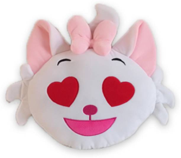 DISNEY Marie In Love Emoji Face Plush  - 35 cm