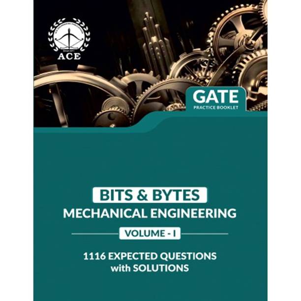 GATE 2019 MECH Practice Booklet 1116 Expected Questions with Solutions for Mechanical Engineering Volume 1  - 1116 Expected Questions with Solutions