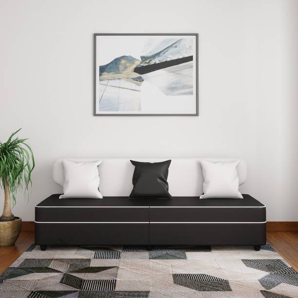 Bharat Lifestyle Butterfly Leatherette 3 Seater  Sofa