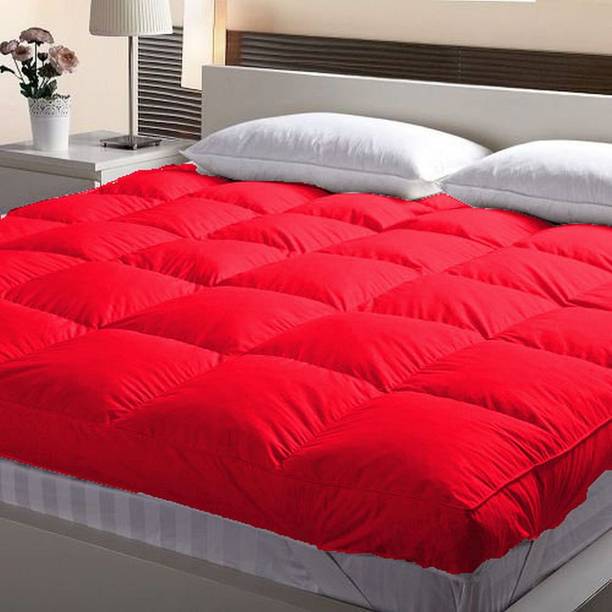Linenovation 4 inch (10.16 cm) King Size Microfibre Breathable Mattress Topper