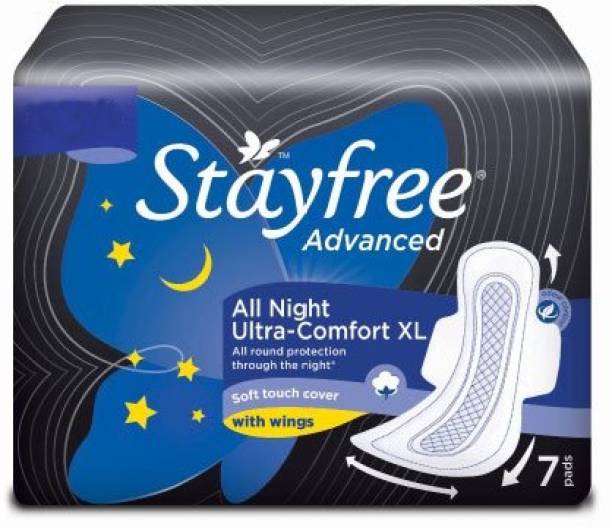 STAYFREE Advanced All Night XL Wings Sanitary Pad