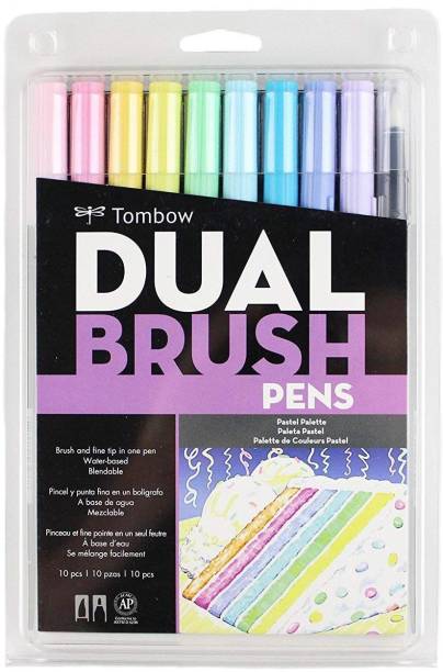 Tombow Dual Brush Pen Pastel Calligraphy