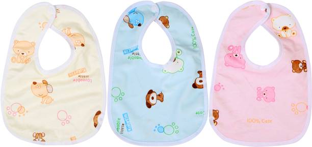FIRST TREND Waterproof baby bibs/aprins for the babies Bear print pack of 3