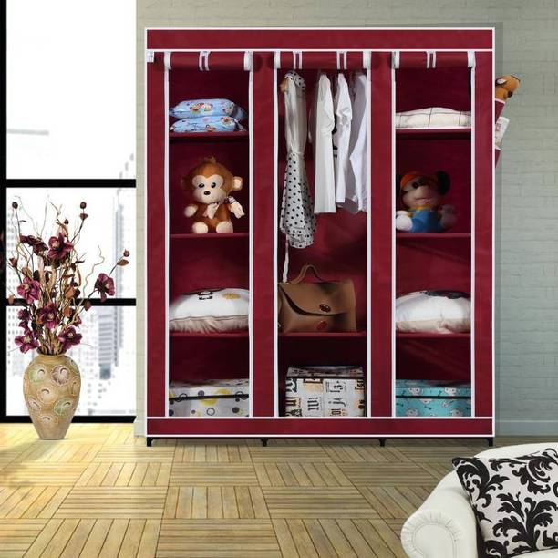 KUSHAAN Microfiber Collapsible Wardrobe