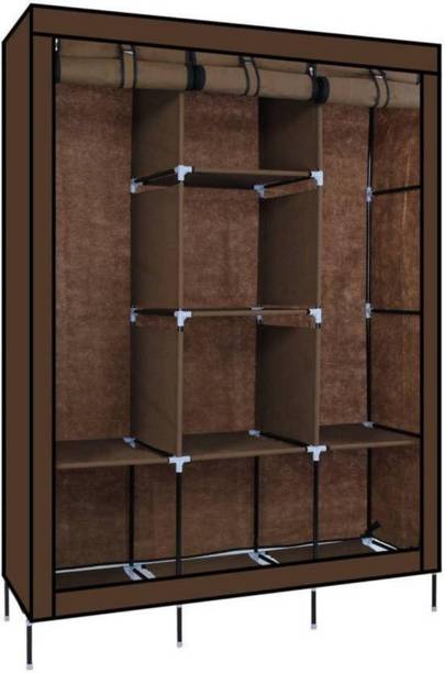 KUSHAAN Micro Fiber Collapsible Wardrobe