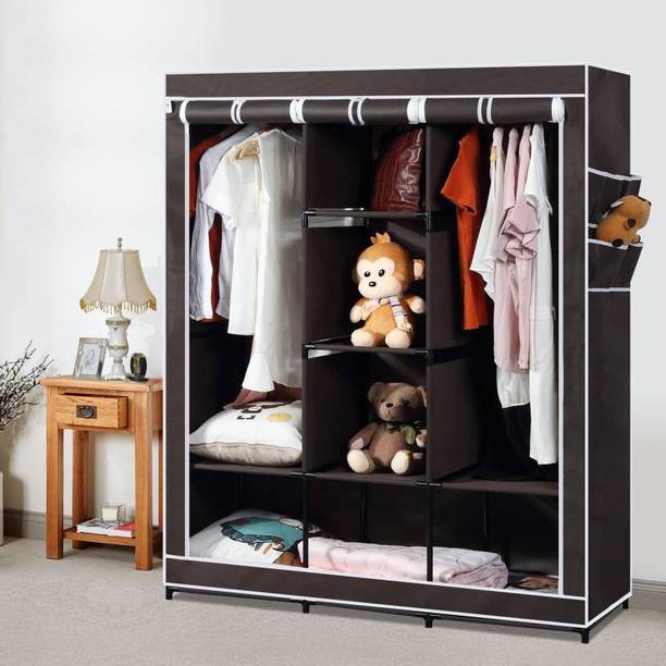 KUSHAAN Microfiber Collapsible Wardrobe