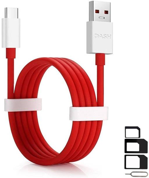ShopMagics Cable Accessory Combo for OnePlus 2, Oneplus 3, OnePlus 3T, OnePlus 4, OnePlus 5, OnePlus 5T, OnePlus 6 High Speed Type C Dash USB Charging Data Sync Cable 1 Meter With SIM Adapter