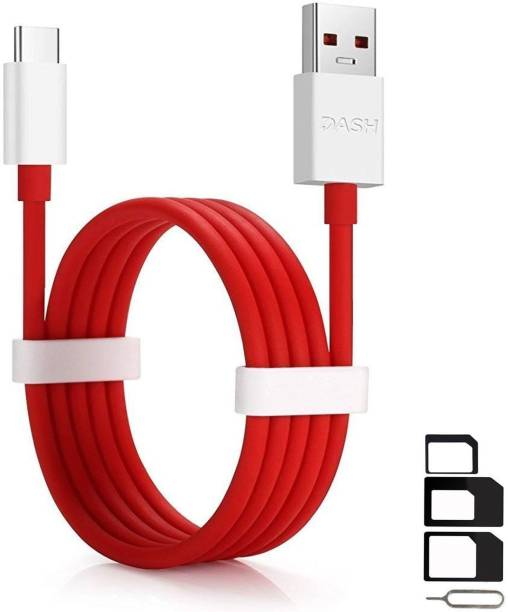 UrCart Cable Accessory Combo for ChromeBook Pixel, Chuwi Hi10 Plus, Coolpad Cool M7, Coolpad Cool Play 6, Coolpad Cool S1, Coolpad Cool1 dual, Elephone P9000, Elephone S8, Essential Phone PH-1 High Speed Type C Dash USB Charging Data Sync Cable 1 Meter With SIM Adapter