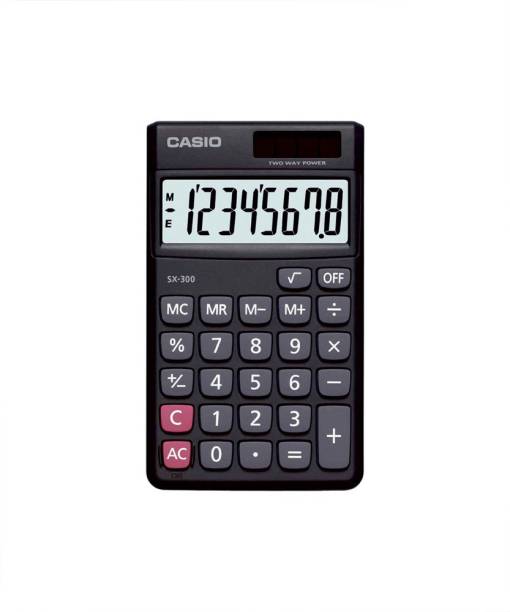 CASIO SX-300-W Portable Basic  Calculator