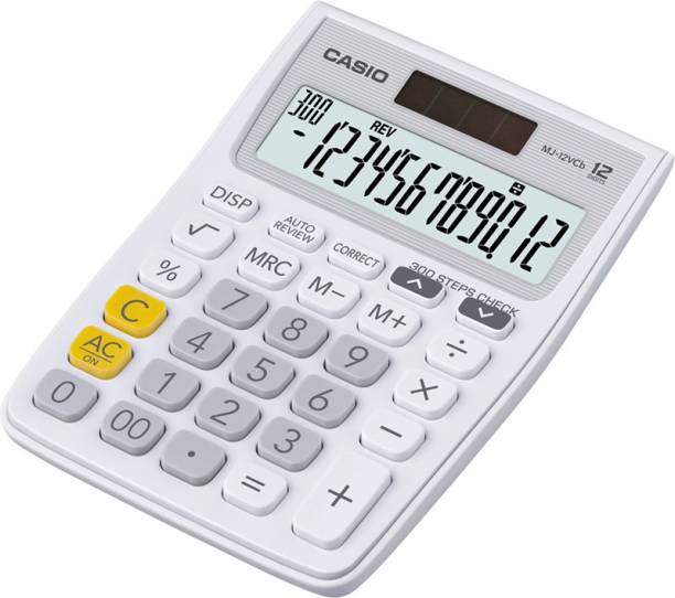 CASIO MJ-12VCB-WE Desktop Basic  Calculator