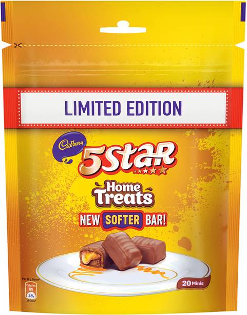Cadbury 5 Star Chocolate Home Treats Limited Edition, 200 gm Pack Bar