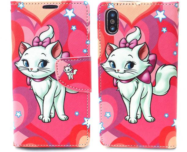 Fashion Flip Cover for Apple iPhone X