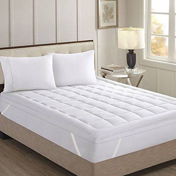 DAKSH Mattress Topper Double Size Breathable Mattress Cover