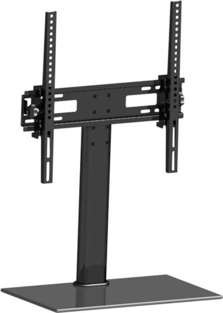 MX Heavy Duty Floor Lcd Monitor Stand 14 To 32" Led Wall Bracket Holder with Tempered Glass Fixed TV Mount