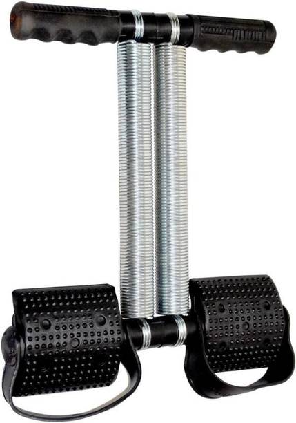 Shopeleven Ab Tummy Trimmer With Double Steel Spring (Black) एब व्यायाम करने वाला