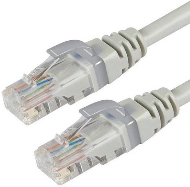 Teratech LAN Cable 5 m 5 Meter CAT6 White Network Ethernet Network Patch Cord,Lan Cable,