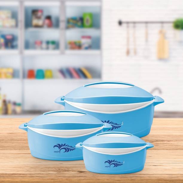 MILTON Delight Pack of 3 Thermoware Casserole Set