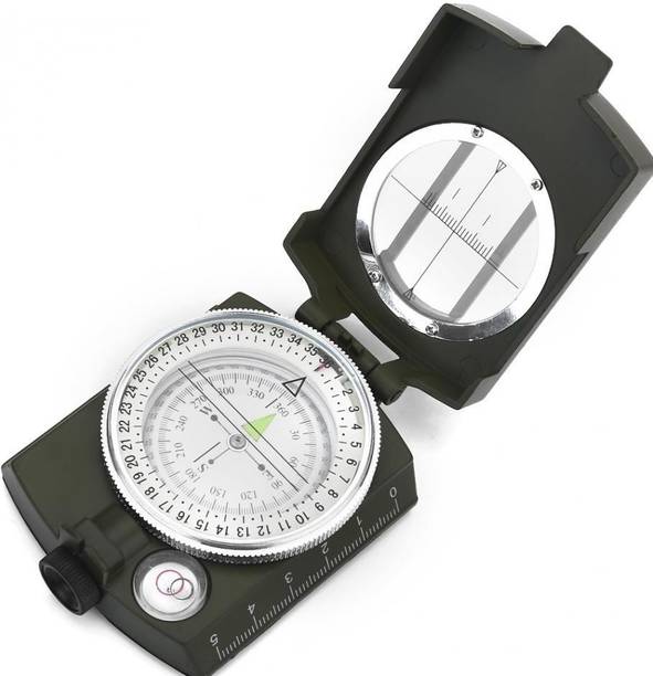 CASON Waterproof Army Metal Lensatic Prismatic Navigator For Directions Military Compass