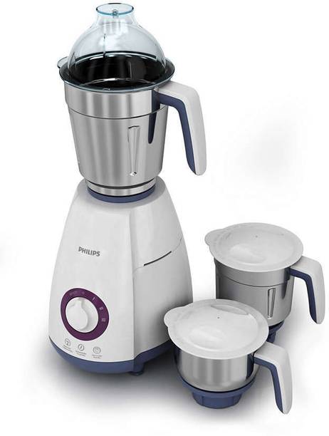 PHILIPS HL 7699 750 W Mixer Grinder (HL 7699/00_ 3 Jars White