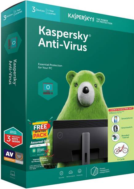 Kaspersky Anti-virus 3 User 1 Year