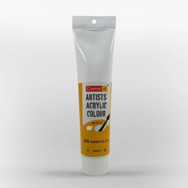 Camlin Kokuyo Artist Acrylic Colour Tubes 120ml Indian Yellow 205