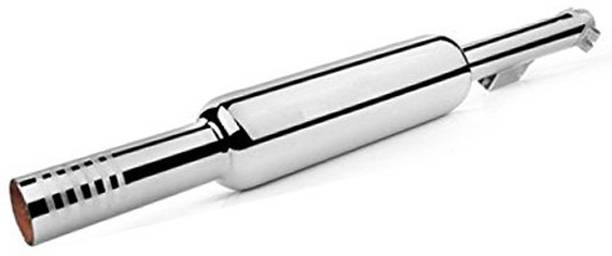 Dhe Best Short Bottle Chrome Punjab Dolki Empty/FreeFlow Exhaust Silencer Royal Enfield Classic 500 Royal Enfield Classic 500 Full Exhaust System