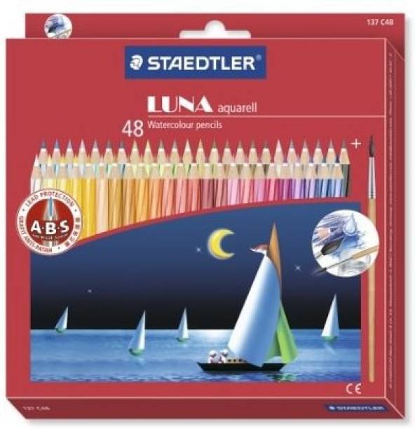 STAEDTLER Luna 48 Shades Round Shaped Color Pencils