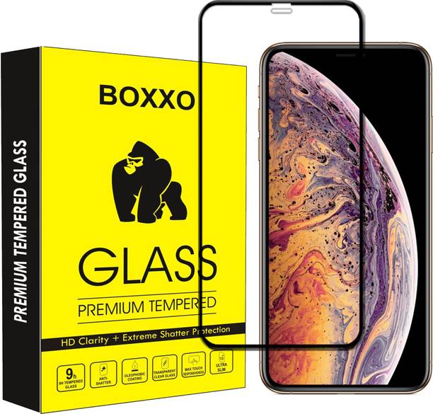 Boxxo Edge To Edge Tempered Glass for Apple iPhone XS