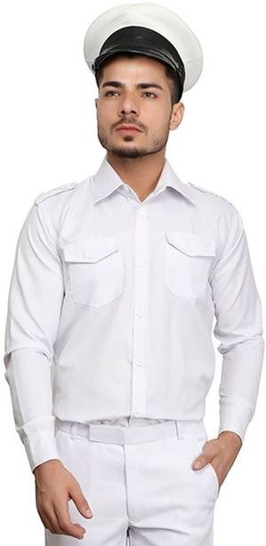 FABUNIFORMS White Uniform Shirt