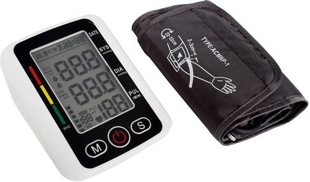 MCP BP 112 Digital BP Blood Pressure Monitor With USB Charging Port Irregular Heartbeat and Pulse Indicator Heart Mate Talking 112 Bp Monitor