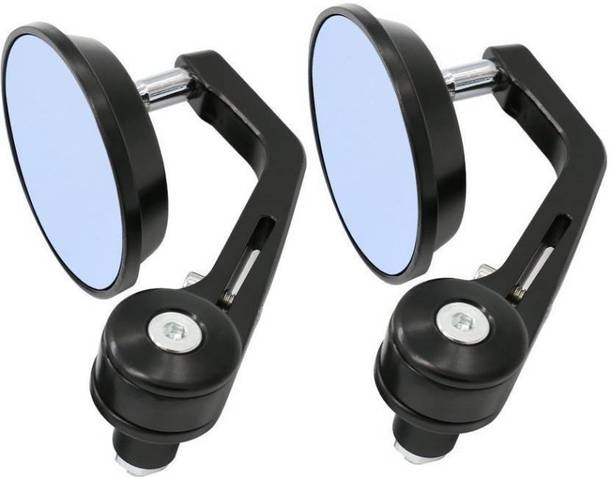 AutoPowerz Rear view Round Mirror For All Bikes Rearview Radar Mirror