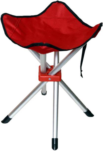 VP STORES Foldable Stool Portable Travel Chair Four-Leg Stool for Outdoor Travel (Multiple Colors) Outdoor & Cafeteria Stool