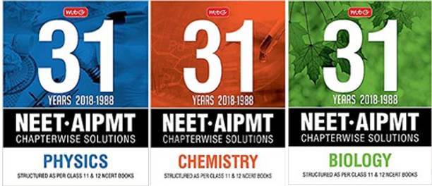 MTG 31 Years NEET-AIPMT Chapterwise Solutions - ( Physics, Chemistry & Biology )