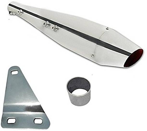 Supremechoice Dolphin Glasswool Exhaust silencer Royal Enfield Thunder Bird 500 Full Exhaust System