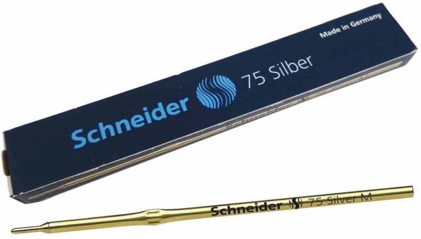 schneider Refill 75 Silver Ball point Refills-Pack of 10 Ball Pen