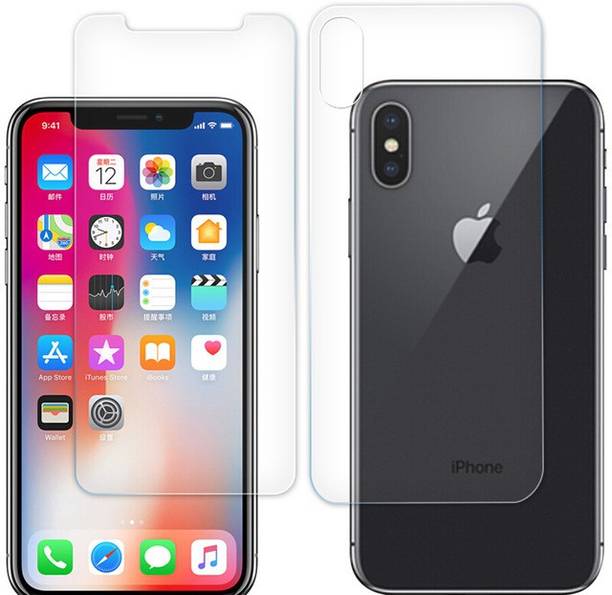 ELEF Front and Back Screen Guard for Apple iPhone X